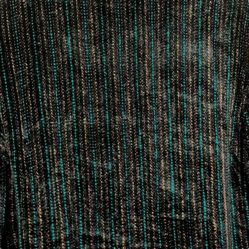 Cardigan Jacket Margaret Lent Fiber Art Women's ART Handwoven Chenille Luxury M